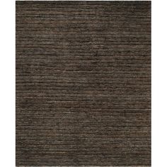 a dark brown rug with vertical stripes