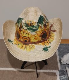 Custom handmade hats.  Felt and adjustable to fit majority adult heads. You can also follow us at One of a Kind Design on Facebook.  https://www.facebook.com/one.of.a.kind.design.by.rebecca?mibextid=ZbWKwL