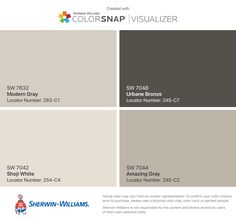 the color scheme for sherylin - williams's colorsnap visualizer