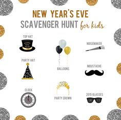 new year's eve scavenger hunt for kids