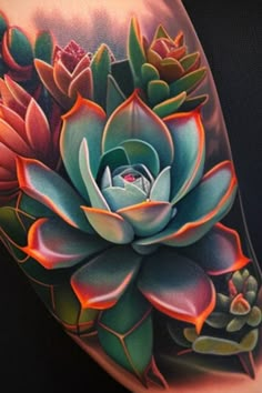 Succulent Tattoo Ideas: Nature-inspired ink for a timeless look! Succulent Mandala Tattoo, Succulent Tattoos For Women, Tattoo Succulent, Succulent Tattoo Ideas, Succulent Tattoos, Best Feminine Tattoos, Black Succulents, Succulent Tattoo, Succulent Theme