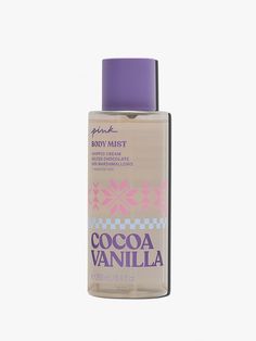 Cocoa Vanilla BODY MIST Whipped Cream Melted Chocolate Mini Marshmallows + essential oils Remember that perfect cup of holiday cocoa, topped with a pile of whipped cream and a cascade of marshmallows? Well, that’s exactly what this smells like. A blissful balance of frothy, vanilla sweetness and velvety cocoa magic. 8.4 oz Vanilla Body Mist, Highschool Fashion, 2024 Wishlist, Body Fragrance, Winter Scents, Smell Goods, Melted Chocolate, Vanilla Fragrance, Pink Body