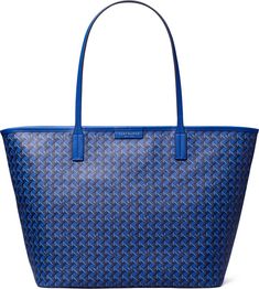 Tory Burch Ever-Ready Zip Tote | Nordstrom Tory Burch Navy Blue Bag, Tory Burch Tote Bag, Uni Bag, My Style Bags, Dream Bags, Green Tote Bag, Tory Burch Tote, Tory Burch Bag Totes, Womens Designer Handbags