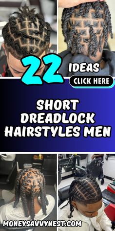 Explore the latest trends in men's short dreadlock hairstyles. Whether you prefer a bold statement or a minimalist approach, our guide covers all the stylish options for 2024. Men Dreadlock Styles Short Dreads, Styling Dreadlocks For Men, Starter Locs Hairstyles Men, Short Loc Style For Men, Short Locs Styles Men, Boys Locs Styles, Loc Styles For Short Hair Men, Loc Styles For Men Short Locs, Mens Locs Styles