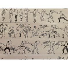 an instruction poster showing how to do various moves