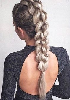 Mohawk Braid, Braided Ponytail Hairstyles, Fishtail Braid, Braid Styles