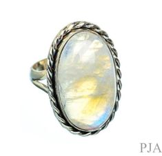 Moonstone Silver Ring, Natural Stone, Moonstone Jewelry, Handmade Ring, Artisan Ring, Boho Ring, Dainty Ring, Christmas Gift, Split Band Metal :- 925 Sterling Silver (Stamp on the Product) **Gemstone Size depends on the Ring Size.** **The Product you will receive may vary from the image as no two gemstone are similar and images cannot define exact product definitions.** Shipping Policy:- I mainly use DHLE, PPS, FedEx for the shipping of goods depending on the amount and days that you have ordere Handmade Moon Shaped Spiritual Crystal Ring, Handmade Moon-shaped Spiritual Crystal Ring, Mystical Cabochon Moonstone Ring Gift, Handmade Spiritual Moon Shaped Crystal Ring, Handmade Spiritual Moon-shaped Crystal Ring, Oval Moon Phase Ring As A Gift, Oval Moon Phase Ring For Gift, Oval Moon Phase Rings For Gifts, Artisan Round Moonstone Ring