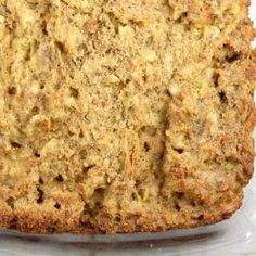 a loaf of bread sitting on top of a pan