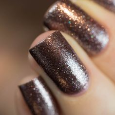 Java Brown Ultra Metallic Nail Polish Brown Metallic Nails, Mettalic Nail, Sparkle Nail Art, Pet Poems, Ilnp Nail Polish, American Nails, Metallic Nail, Metallic Nail Polish, Christmas Gel