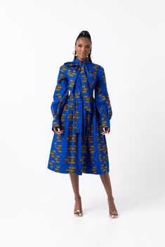 Size M Ankara Skater Dress, Long Sleeve Dress Outfit, Ankara Print Dress, Plus Size Party, Ankara Dress Styles, Wedding Dress Outfit, Nose Mask, African Inspired Clothing, Ankara Print