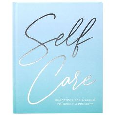 a book with the title self case written in black ink on a light blue background