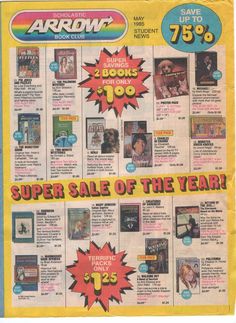 an advertisement for the comic book sale is shown in this advertiser's newspaper