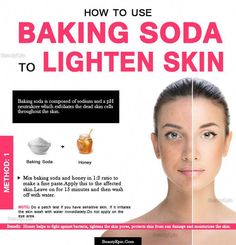 Baking Soda And Honey, Baking Soda Face, Baking Soda Benefits, Teeth Whitening Remedies, Skin Washing, Whiten Skin, Baking Soda Uses, Baking Soda Shampoo, Skin Pores