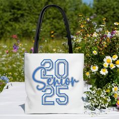 Senior 2025 Tote Bag, Class of 2025 Tote, Senior 2025, Senior 2025 Tote, Class of 2025 Gift, Senior 2025 Gits, Last First Day of High School - Etsy White Rectangular Bag For Graduation Gift, First Day Of High School, Hendersonville Nc, Class Of 2025, Sustainable Practices, Print Tote, Printed Tote Bags, Printing Methods, First Day