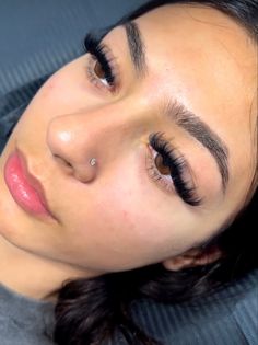 Sultry Lash Extensions, Lash Extensions Styles With Glitter, Lash Extension Inspo Volume, Nessa Barrett Lash Extensions, Lash Extensions Baddie, Bedazzled Nails, Glamour Makeup Looks