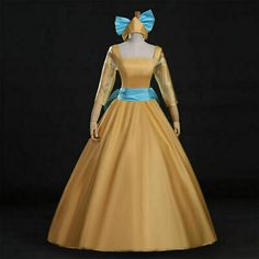 Great Shopping women Anastasia princess party Yellow cosplay dress Lolita costume custom, women's dresses Anastasia Birthday Party, Anastasia Princess, Anastasia Cosplay, Disney Anastasia, African Costume, Victorian Era Dresses, Anastasia Dress, Disney Princess Costumes, Party Gown Dress