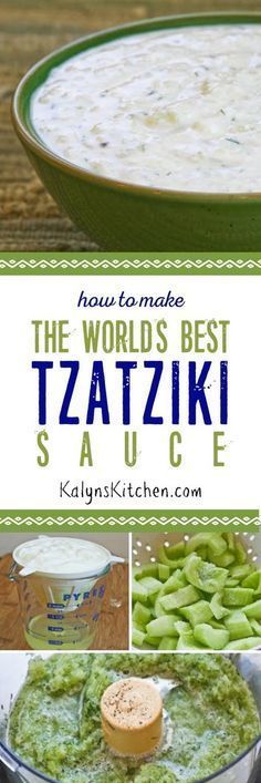 the world's best tzatzziki sauce is made with only three ingredients