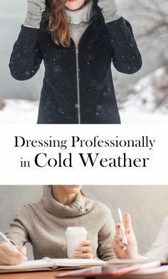 Winter Snow Work Outfits For Women, Winter Necessities Cold Weather, Professional Cold Weather Outfits Women, Comfortable Winter Work Outfits, Work Snow Day Outfit, Cold Weather Business Professional, Business Casual For Cold Weather, Snow Business Casual Outfits, Winter Footwear Women Work