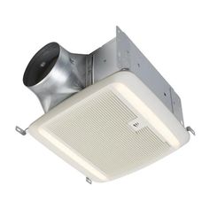 a bathroom exhaust fan that is on top of a ceiling mounted heater and light