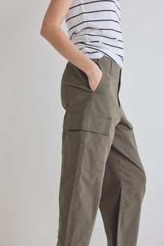 The New Age Utility pants have a wider leg with a cargo style pocket. These pants are made with new twill fabric fabric for spring. Wide leg Hidden elastic in back 2 side pockets 2 cargo style pockets on leg High-waisted Cotton Cargo Work Pants, Military Wide Leg Bottoms With Pockets, Military Style Full-length Parachute Pants With Pockets, Military Full-length Parachute Pants With Pockets, Cotton Cargo Pants With Flap Pockets, Military Style Full Length Pants With Side Pockets, Military Style Relaxed Fit Cargo Pants With Flap Pockets, Khaki High-waisted Cargo Parachute Pants, Spring Straight Cargo Pants With Flap Pockets