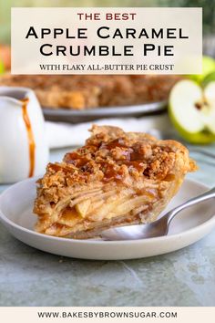 Experience the warmth and sweetness of fall with my irresistible Cozy Apple Caramel Crumble Pie. A perfect fusion of crisp apples, silky homemade caramel, and a heavenly brown sugar crumble, all nestled within a flaky, golden brown pie crust. This mouthwatering dessert is bound to become your family's new favorite for fall. Don't wait - get the recipe at Bakes by Brown Sugar.