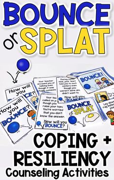 Resilience Activities, Group Counseling Activities, Sel Activities, School Counseling Activities, Lesson Activities, Individual Counseling, Build Resilience, Guidance Lessons, Group Counseling