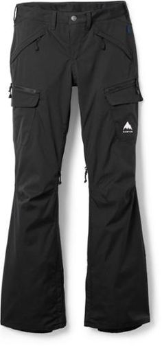 These may fit like your favorite pair of jeans  but they're built for the mountain. The women's Burton Gloria insulated snow pants boast cozy warmth and a stay-put fit that follows your every move. Snowboard Pants Women's, Snow Clothes Women, Snow Outfits For Women, Ski Apparel, Snow Pants Women's, Bib Snow Pants, Burton Women, Womens Snowboard, Snow Outfit