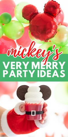 mickey's very merry party ideas for kids and adults to enjoy in the holiday season