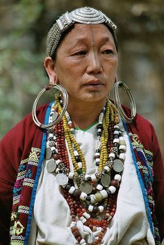 , Beads Tattoo, Facial Tattoos, India People, We Are The World, Human Face, Bhutan, World Cultures