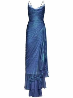 Maria Lucia Hohan, Boned Bodice, Blue Maxi, Glam Dresses, Fancy Outfits, Asymmetrical Hem