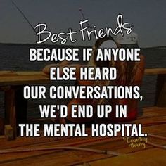 Best BFF Memes for You and Your Bestie: I Want Crazy Funny Best Friend Quotes, Bestie Memes, Bff Memes, Quotes Distance, Funny Best Friend, Funny Friendship, True Friendship Quotes, Best Friendship Quotes, Friendship Humor