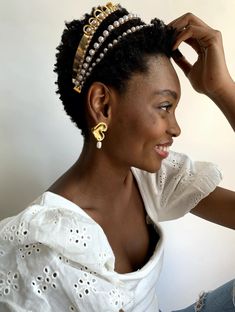 Afro With Tiara, Natural Hairstyles For Wedding, Bridal Essentials, Winter Lookbook, 4c Hair, Black Luxury, 4c Hairstyles