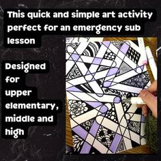 an art lesson for children to learn how to draw and paint