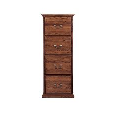 a tall wooden cabinet with four drawers