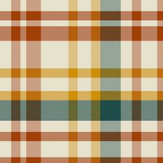 an orange and green plaid pattern is shown in this image, it appears to be very colorful