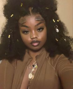 Body Jewelry Diy, Goddess Makeup, Nose Piercing Ring, Cute Nose Piercings, Nose Cuff, Nose Ring Jewelry, Nose Piercings, Makeup For Black Skin, Ginger Hair Color