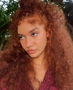 Curly Ginger Hair, Cinnamon Hair, Dyed Curly Hair, Ginger Hair Color, Blonde Curls, Colored Curly Hair, Auburn Hair, Quiet Luxury, Crown Hairstyles