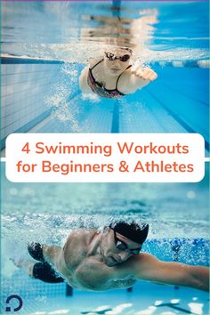 four swimming workouts for beginners and athletes