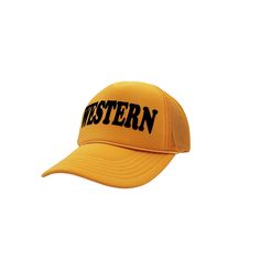 Western foam trucker hat by Rodeo Hippie Outdoor Letter Print Hat, Hip Hop Trucker Hat Snapback For Outdoor, Trucker Snapback Baseball Cap For Travel, Hip Hop Trucker Hat For Outdoor, Trucker Snapback Hat With Flat Brim For Travel, Outdoor Hip Hop Trucker Hat, Trucker Snapback Hat For Travel, Snapback Trucker Hat For Travel, Hip Hop Style Trucker Hat For Outdoor