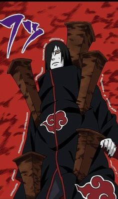 an anime character is sitting on a chair