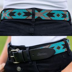 Important: Select the "with snap system" option for the desired size if you want the belt to come with our convenient snap system to easily remove the belt buckle with no tools and use one of your own. If you don't see your size, send an email to sales@sambboho.com or click on message us button. We can make the belt in any sizes you want. This belt is part of our made to order collection. Estimated delivery date for made to order items is 15-20 business days (includes processing+ shipping time). Western Belts With Belt Loops For Everyday Use, Black Embroidered Adjustable Belt, Adjustable Black Embroidered Belt, Black Adjustable Belt For Everyday Use, Adjustable Western Belt Buckles For Everyday Use, Black Adjustable Belt With Belt Clip, Adjustable Black Belt With Belt Clip, Adjustable Black Belts And Suspenders, Women's Belts