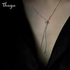 Elevate your style with our Flowing Tassel Necklace. Symbolic of fluidity, grace and freedom, it features delicate tassels that sway with your every move. Handcrafted with care, it's the perfect accessory to add an effortless touch of elegance and meaning to any outfit.   -Brand: Thaya  -Material: 925 Silver  -Gender:Female Gold Cleaner, Silver Cleaner, Loose Stones, Delicate Jewelry, Elevate Your Style, Jewelry Care, Tassel Necklace, Gender Female, Your Style