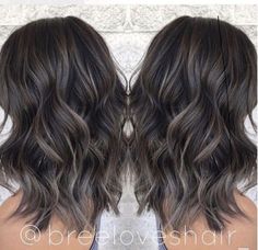 Ash Brown Balayage, Mushroom Hair, Black Hair Balayage, Ash Hair Color, Dark Ash, Haircut Styles