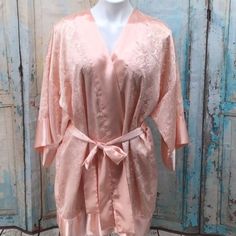 Indulge In Luxe Comfort With The Victoria's Secret Gold Label Women's Large Peach Satin Night Gown Robe Os Set. This Satin And Lace Delight In Orange And Pink Hues Adds A Touch Of Elegance To Your Night Routine. Repairs Needed Brand: Victoria's Secret Size: Women's Large Set Includes: Night Gown And Robe Material: High-Quality Polyester Color: Beautiful Blend Of Orange And Pink Detailed With Delicate Lace Comfortable And Stylish Thank You For Checking Out My Posh Closet! I Am A Fast Shipper With A Non Smoking Home. Satin Night Gown, Orange And Pink, Gold Labels, Night Routine, Sleepwear Robe, Victoria's Secret Pink, Night Gown, Secret Pink, Women's Intimates