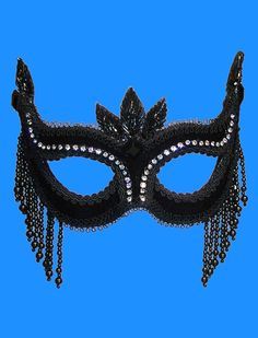 Anubis Mask, Black Masquerade, Venetian Masquerade