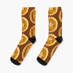 "Pumpkin Pie Pattern Russet Brown Fall Autumn 2022 Baking Beautiful Pretty Unique" by InterpreTees | Redbubble Secretary Gifts, Unique Socks, Brown Fall, Autumn 2022, Cat Shirts, Boss Babe, Fall Autumn, Socks For Sale, Pumpkin Pie