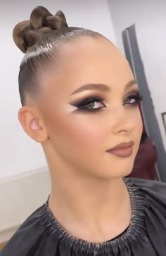 Ballroom Dance Makeup, Ballroom Competition Makeup, Dancesport Makeup, Ballroom Competition Hair, Dance Competition Makeup, Ballroom Hairstyles, Competition Makeup, Plant Styling, Dance Hair