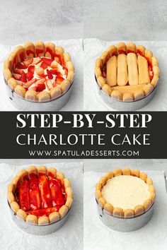 Step-by-step Charlotte cake recipe