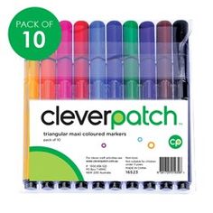 a pack of 10 different colored markers