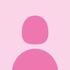 a pink background with an image of a person's head in the center and two circles above it